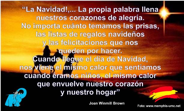 La Navidad! La propia palabra llena nuestros corazones de alegría...